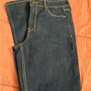 Old Navy Women’s size 6 short, Dark Blue high-rise, Straight Jeans